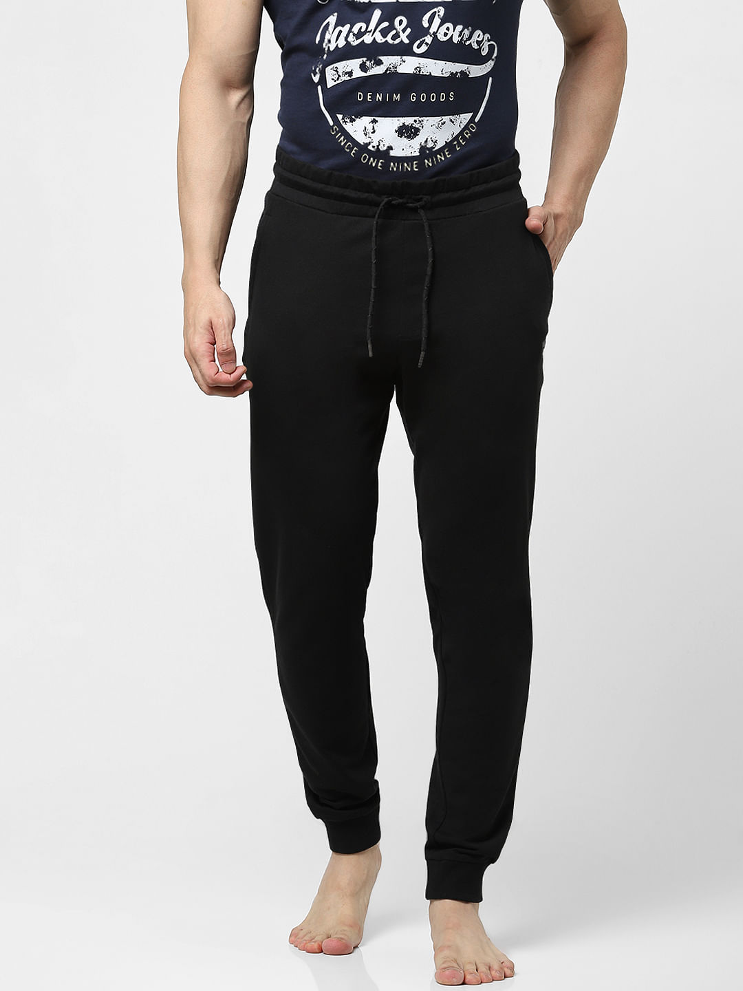 Empire Jogger - Black French Terry – JOAH BROWN®